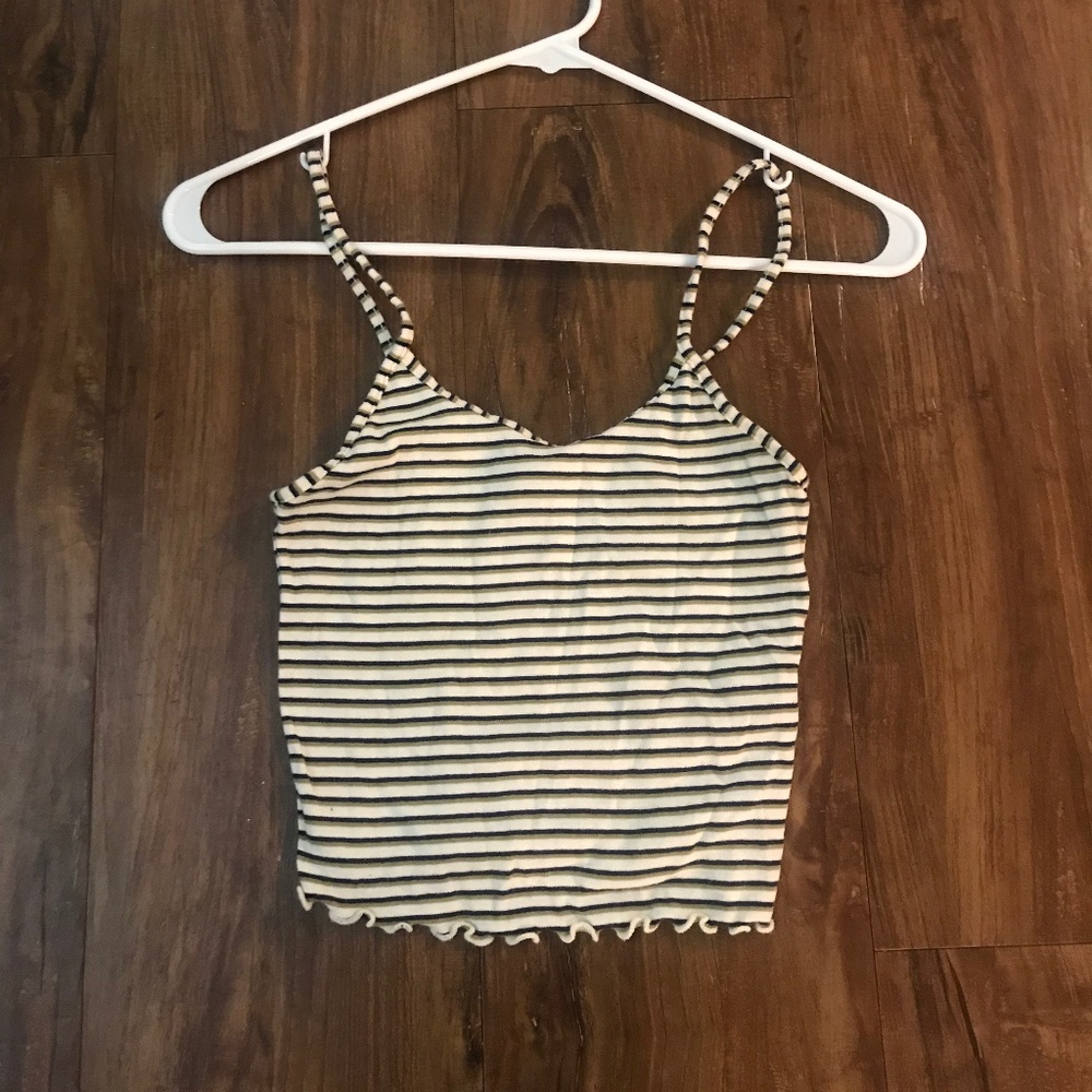 Stripped Crop Top